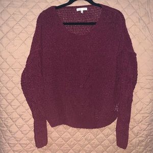 Woven Heart Sweater